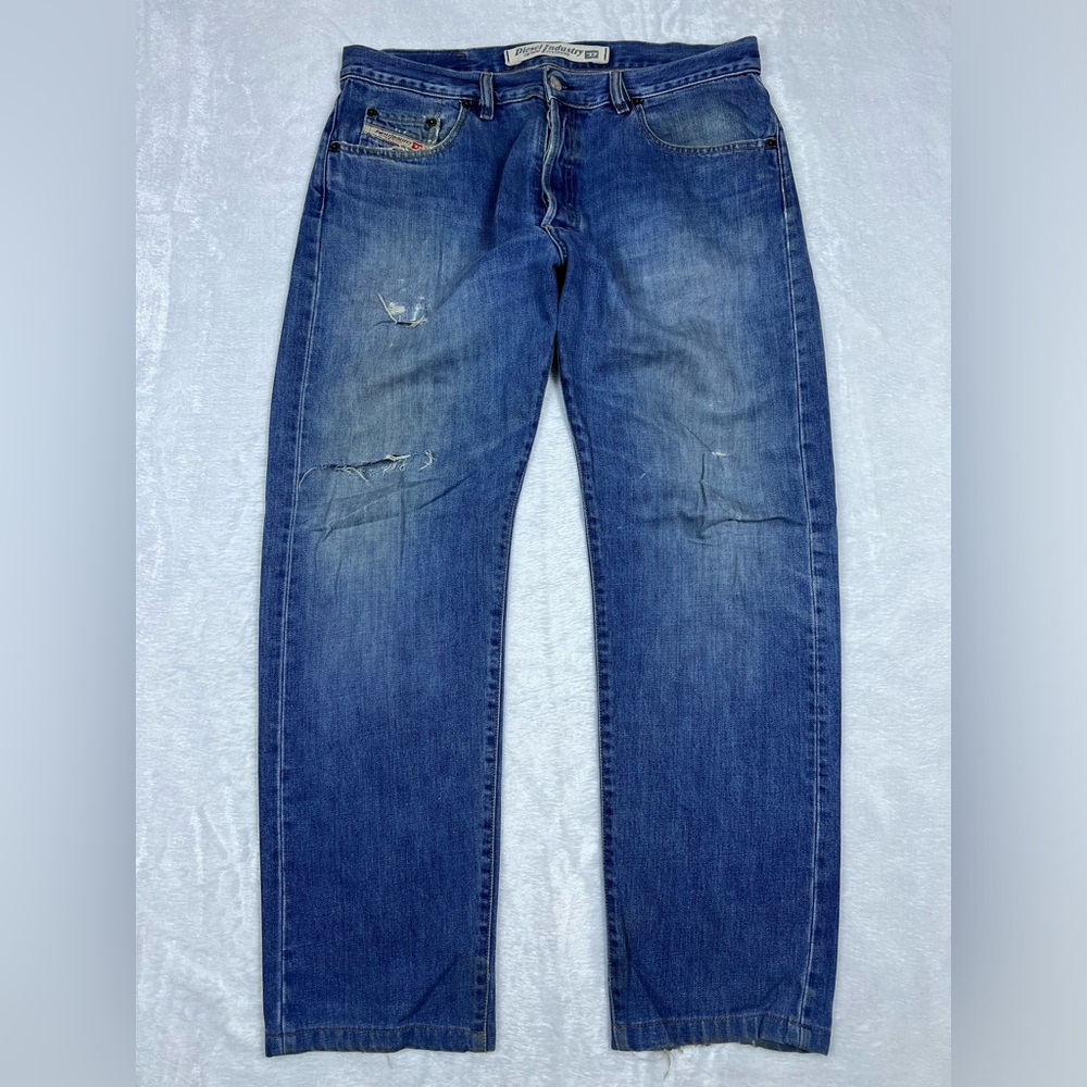 Diesel Distressed Blue Jeans